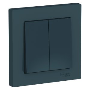 Двухклавишный выключатель Schneider Electric Atlasdesign atn000852 (ATN000852)