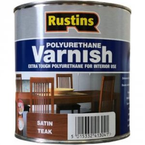 Полиуретановый лак Rustins Poly Varnish Satin Teak (3227)
