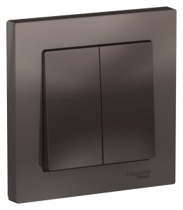 Двухклавишный выключатель Schneider Electric AtlasDesign (ATN000652)