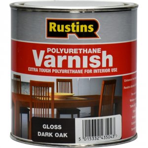 Полиуретановый лак Rustins Poly Varnish Gloss Dark Oak (3188)