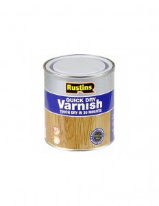 Быстросохнущий лак Rustins QD Varnish Satin Dark Oak (1721)