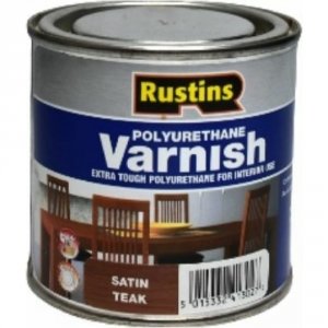 Полиуретановый лак Rustins Poly Varnish Satin Teak (3225)