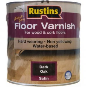Акриловый лак для пола Rustins Q/D Floor Varnish Satin Dark Oak (3170)