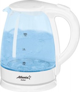 Электрический стеклянный чайник Atlanta ATH-2470 white
