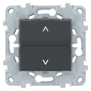 Двухклавишный выключатель для жалюзи Schneider Electric UNICA NEW (NU520754)