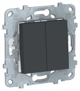 Двухклавишный перекрестный переключатель Schneider Electric UNICA NEW (NU521554)