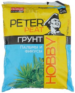 Грунт Peter Peat Пальмы и фикусы 5 л (Х-09-5)