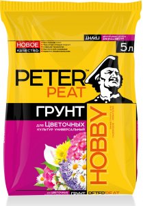 Универсальный грунт для цветочных культур Peter Peat Hobby (Х-02-5)