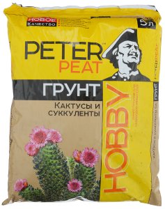 Грунт Peter Peat Кактусы и суккуленты 5 л (Х-14-5)