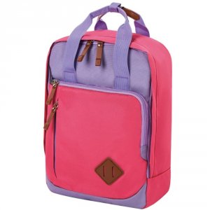 Молодежный рюкзак BRAUBERG Friendly, 37х26х13 см, розовый/сиреневый (270092)