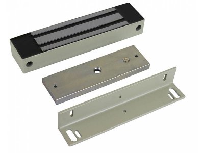 Замок AccordTec ML-350N с уголком, цвет серый