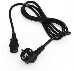 Кабель питания компьютера Hyperline Hyperline PWC-IEC13-SHM-3.0-BK (34928)