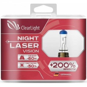 Комплект ламп ClearLight Night Laser Vision +200% Light (ML9005NLV200)