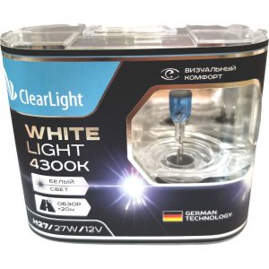 Комплект ламп ClearLight лампа галогенная автомобильная 12V-55W WhiteLight 2 шт (MLH27WL)