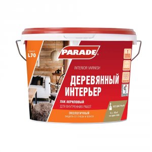 Акриловый лак PARADE L70 Деревянный интерьер (Лк-00010342)