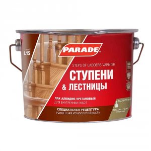 Алкидно-уретановый лак PARADE L15 Ступени & Лестницы (90003467380)