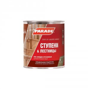 Алкидно-уретановый лак PARADE L15 Ступени & Лестницы (90003467376)