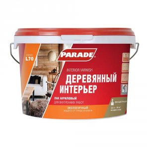 Акриловый лак PARADE L70 Деревянный интерьер (Лк-00010338)