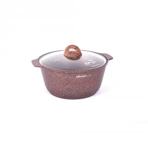 Кастрюля-жаровня Kukmara линия Granit ultra red (ТП9317)