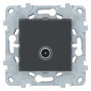 Проходная tv розетка Schneider Electric Unica New (NU546354)