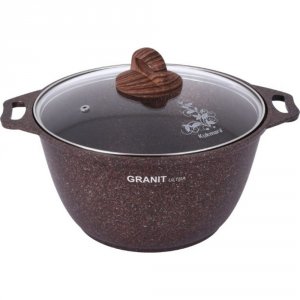 Кастрюля Kukmara линия Granit ultra red (ПД8032)
