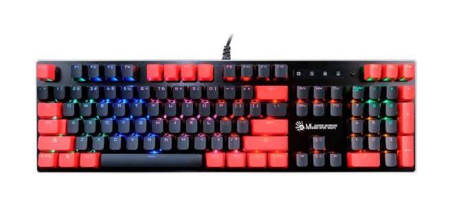 Клавиатура A4Tech Bloody B820N (черно-красный)