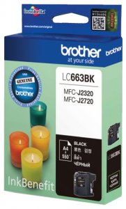 Картридж для струйного принтера Brother LC-663BK (LC663BK)