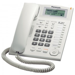 Проводной телефон Panasonic KX-TS2388RUW White