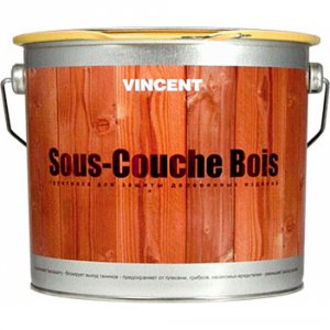 Грунтовка для защиты древесины Vincent SOUS COUCHE BOIS (105-001)