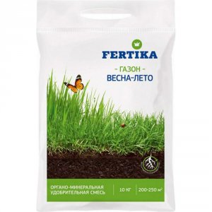Удобрение комплексное FERTIKA ВЕСНА-ЛЕТО для газонов 10 кг