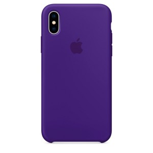 Чехол для iPhone Apple iPhone X Silicone Case Ultra Violet (MQT72ZM/A)