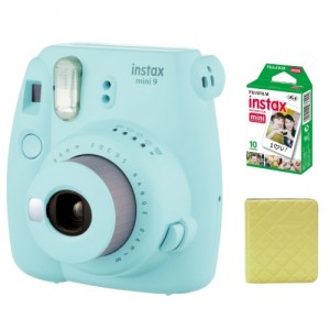 Фотоаппарат моментальной печати Fujifilm Instax mini Фотопленка + Фотоальбом + Instax mini 9 Ice Blue