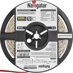 Светодиодная лента Navigator 71 426 NLS-5050WW60-14.4 (4670004714263 220239)