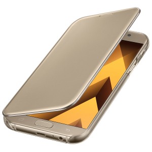 Чехол для сотового телефона Samsung A7 2017 Clear View Cover Gold