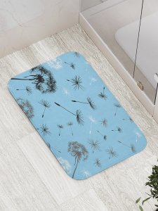 Противоскользящий коврик для ванной, сауны, бассейна JoyArty Полет одуванчика (bath_7942)