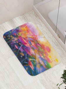 Противоскользящий коврик для ванной, сауны, бассейна JoyArty Летние ноты (bath_21155)