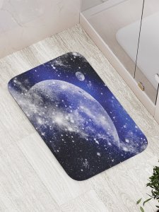 Противоскользящий коврик для ванной, сауны, бассейна JoyArty Зимний космос (bath_7590)