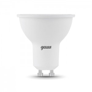 Лампочка Gauss MR16 GU10 7W 220V белый свет