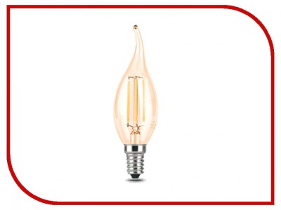 Лампочка Gauss Candle Tailed Golden E14 5W 230V желтый свет