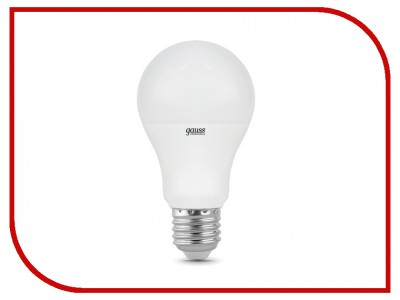 Лампочка Gauss Elementary A60 E27 12W 230V холодный свет