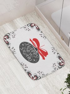 Противоскользящий коврик для ванной, сауны, бассейна JoyArty Шар с бантом (bath_6928)