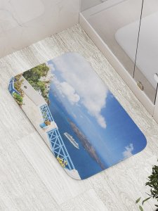 Противоскользящий коврик для ванной, сауны, бассейна JoyArty Море с высоты (bath_34897)