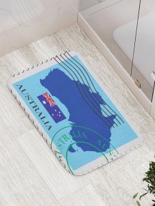 Противоскользящий коврик для ванной, сауны, бассейна JoyArty Марка Австралия (bath_7605)