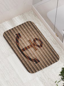 Противоскользящий коврик для ванной, сауны, бассейна JoyArty Декупаж якоря (bath_15935)
