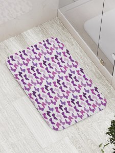 Противоскользящий коврик для ванной, сауны, бассейна JoyArty Стена бабочек (bath_8811)