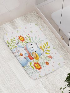 Противоскользящий коврик для ванной, сауны, бассейна JoyArty Миролюбивая природа (bath_32181)