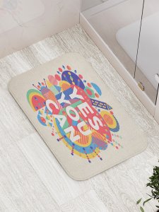 Противоскользящий коврик для ванной, сауны, бассейна JoyArty Ты можешь (bath_15993)