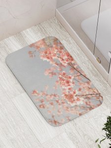 Противоскользящий коврик для ванной, сауны, бассейна JoyArty Вишня под небом (bath_43667)