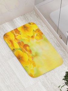 Противоскользящий коврик для ванной, сауны, бассейна JoyArty Цветы из солнца (bath_21897)
