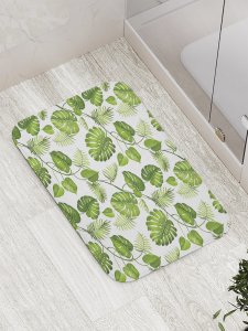 Противоскользящий коврик для ванной, сауны, бассейна JoyArty Лианы монстеры (bath_36055)